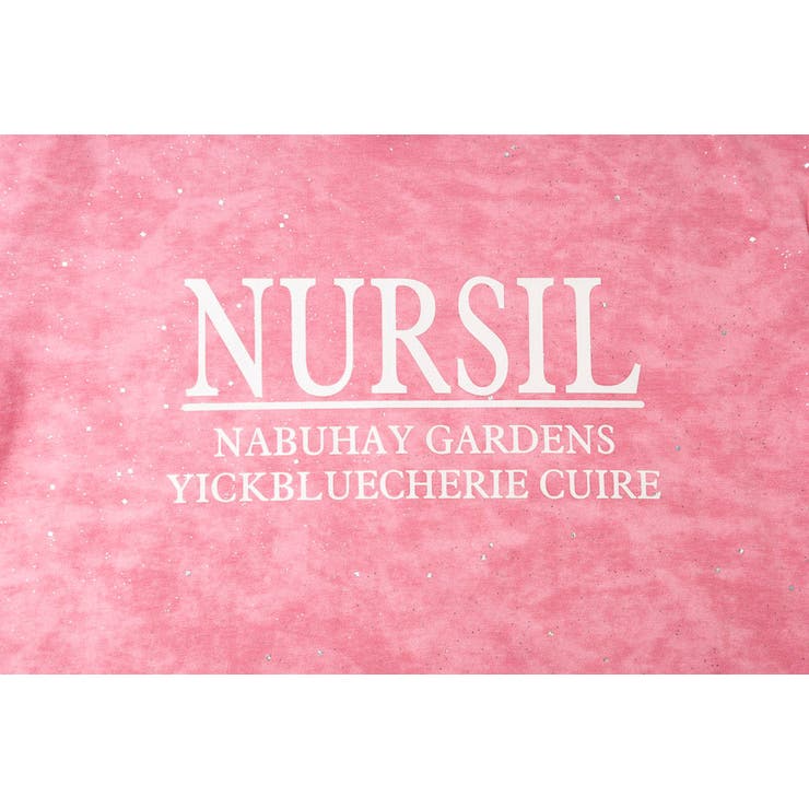 ラメデザインロゴプリントオーバーサイズTシャツ | URBAN CHERRY | 詳細画像21 
