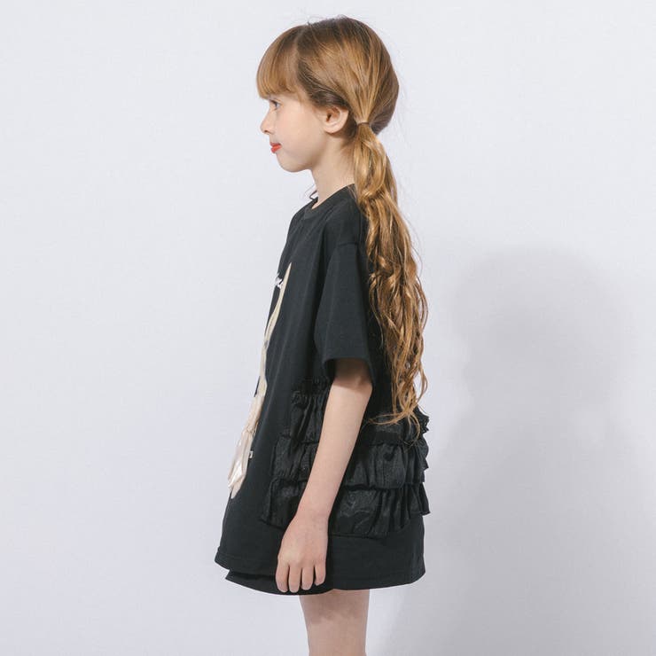 ラビットプリントオーガンジーリボンオーバーサイズTシャツ | URBAN CHERRY | 詳細画像7 