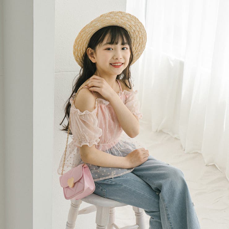 ハートドットシアーオープンショルダートップス | URBAN CHERRY | 詳細画像17 