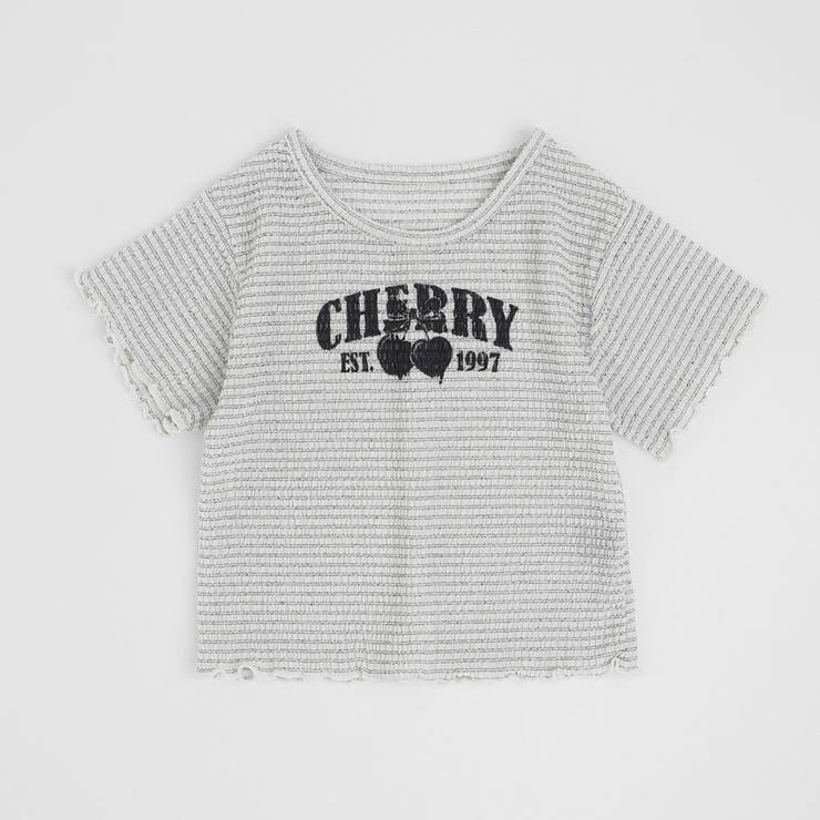 シャーリングチェリーロゴプリントミニトップス | URBAN CHERRY | 詳細画像5 