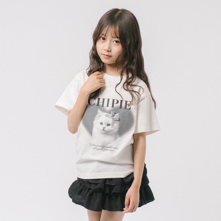 【CHIPIE/シピ】"ときめろT"(綿100%)キャットプリントTシャツ | URBAN CHERRY | 詳細画像11 