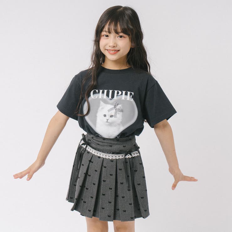 【CHIPIE/シピ】"ときめろT"(綿100%)キャットプリントTシャツ | URBAN CHERRY | 詳細画像16 