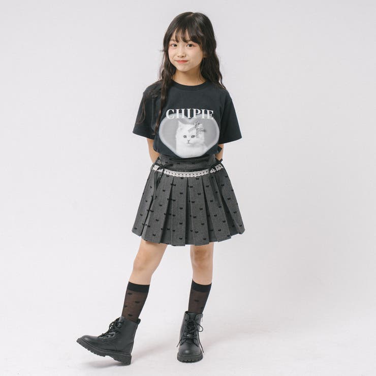 【CHIPIE/シピ】"ときめろT"(綿100%)キャットプリントTシャツ | URBAN CHERRY | 詳細画像17 