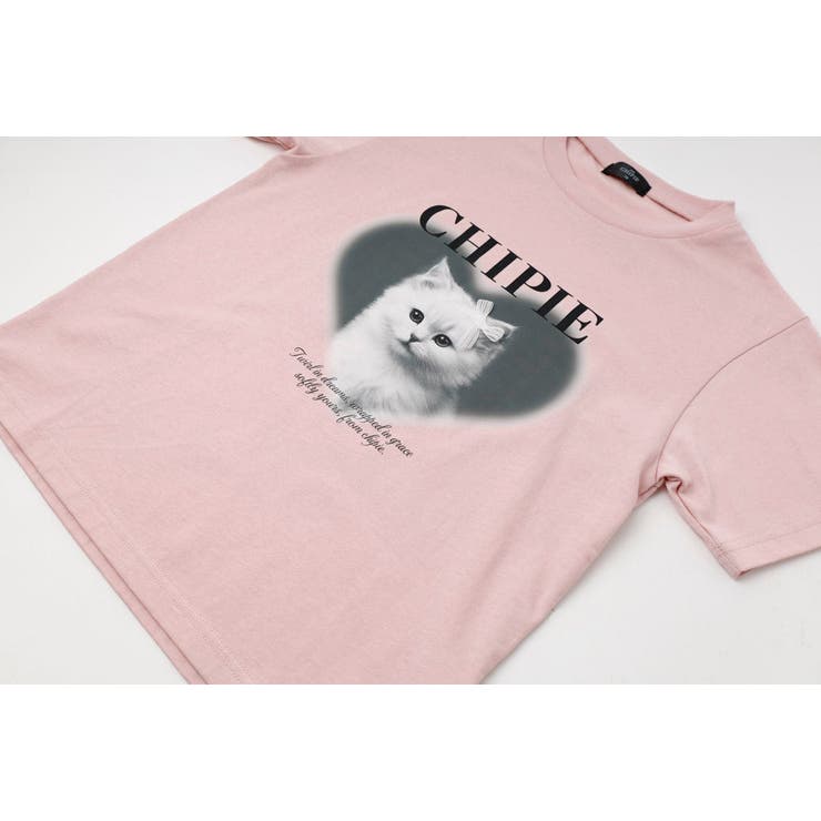 【CHIPIE/シピ】"ときめろT"(綿100%)キャットプリントTシャツ | URBAN CHERRY | 詳細画像25 
