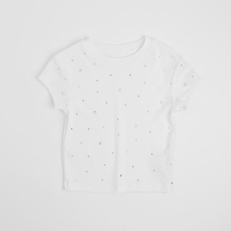 ラインストーンデザインリブミニTシャツ | URBAN CHERRY | 詳細画像4 