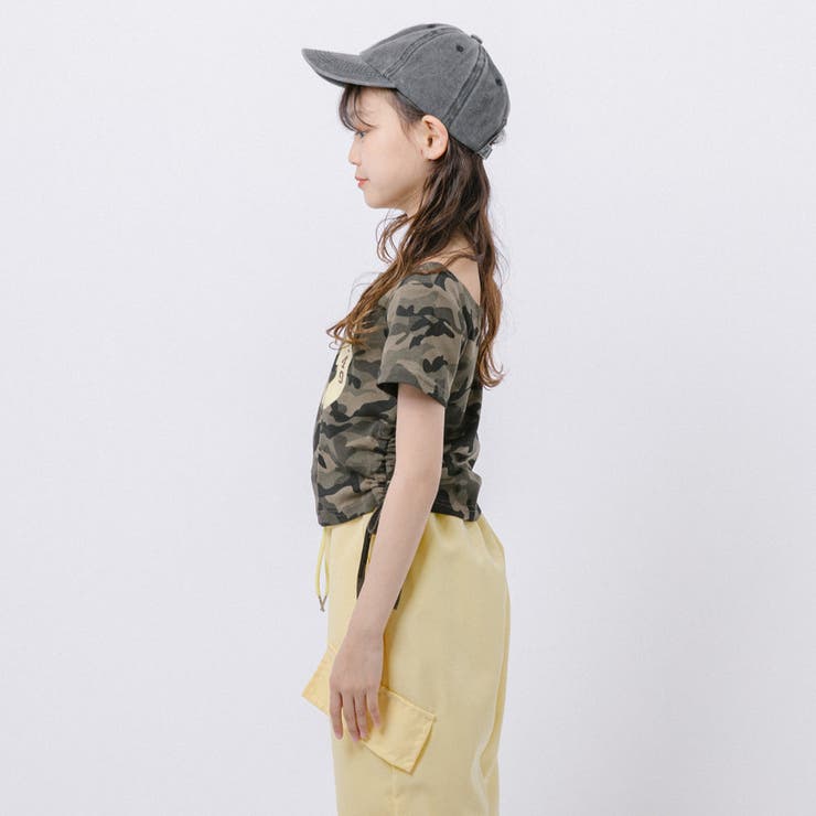 ミリタリーデザインフロントロゴワンショルダートップス | URBAN CHERRY | 詳細画像5 