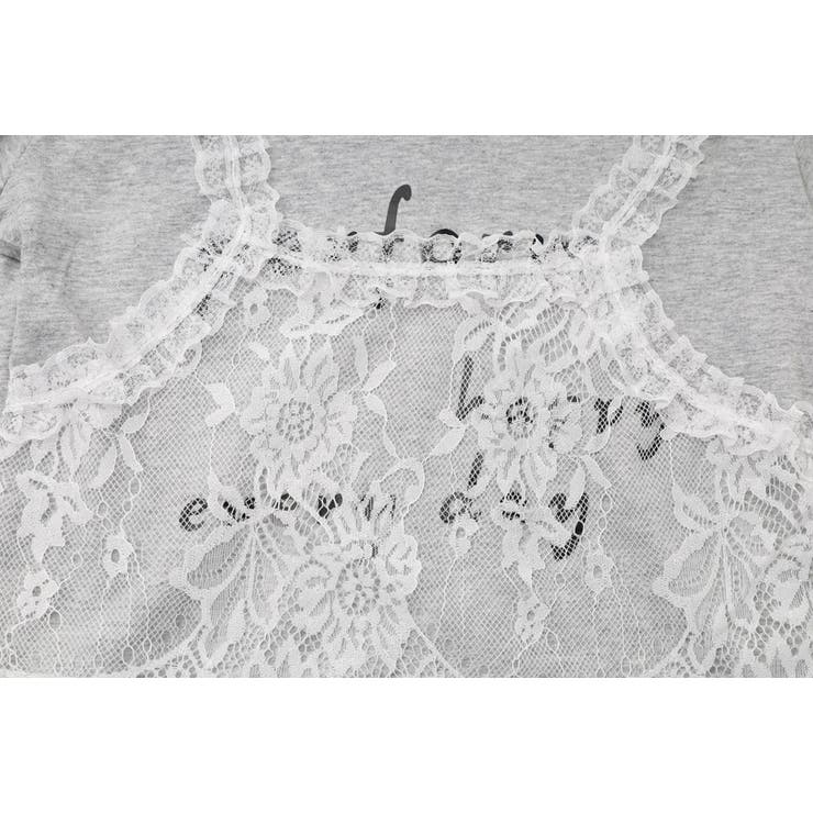 レースキャミドッキングTシャツ | URBAN CHERRY | 詳細画像14 