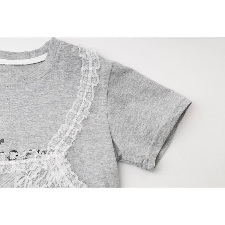 レースキャミドッキングTシャツ | URBAN CHERRY | 詳細画像15 
