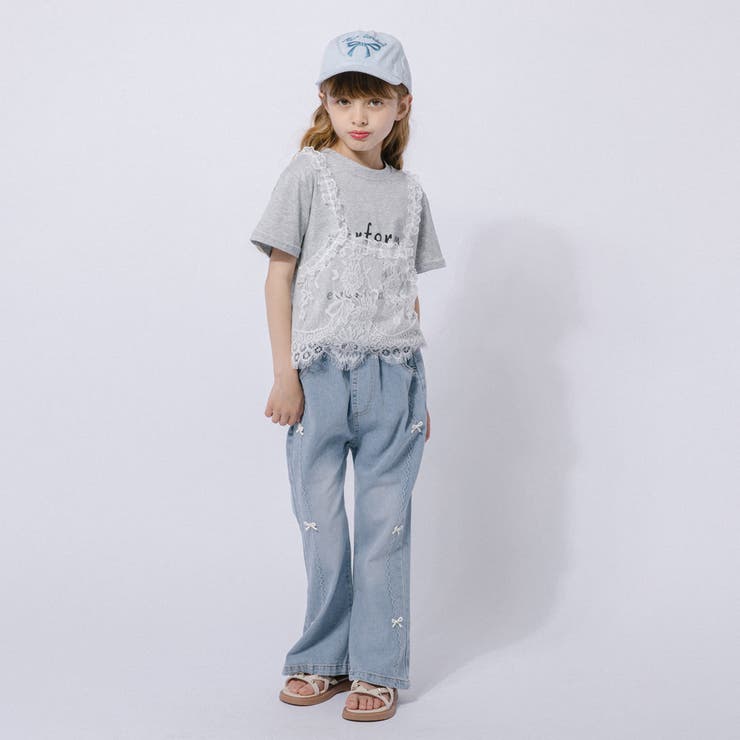 レースキャミドッキングTシャツ | URBAN CHERRY | 詳細画像9 