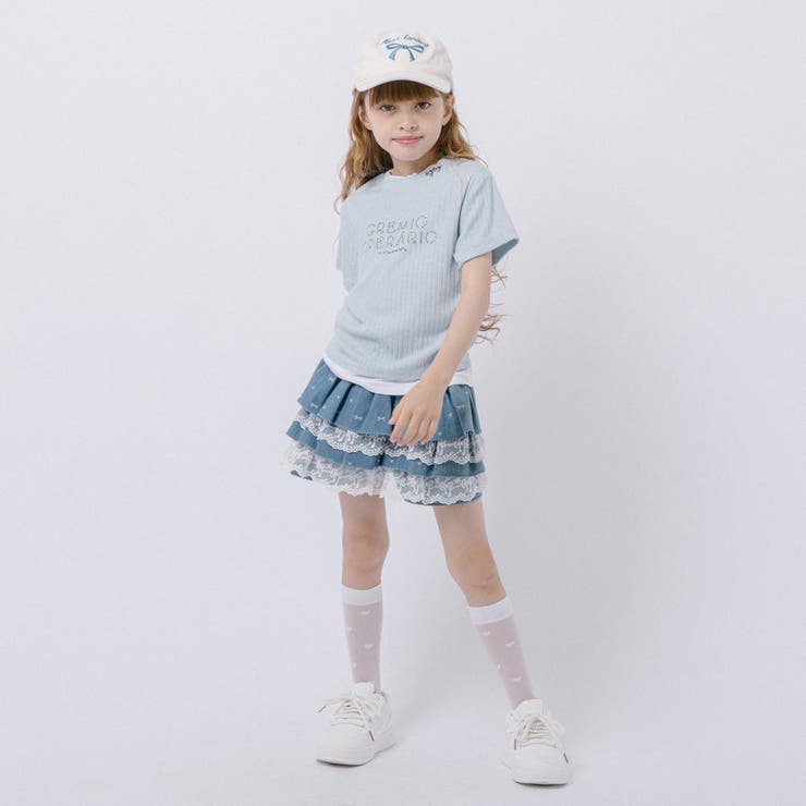 レイヤードラインストーンロゴデザインリブトップス | URBAN CHERRY | 詳細画像11 