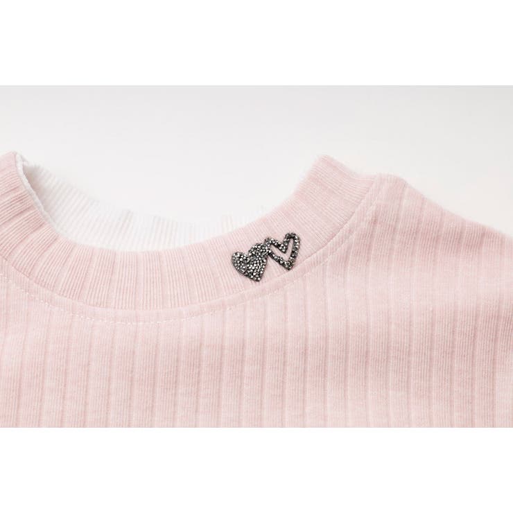 レイヤードラインストーンロゴデザインリブトップス | URBAN CHERRY | 詳細画像21 