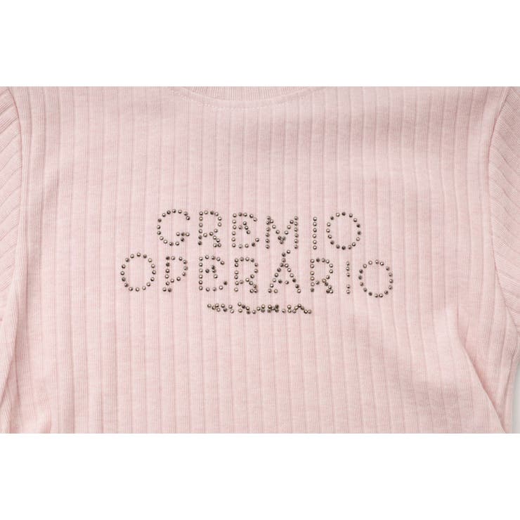 レイヤードラインストーンロゴデザインリブトップス | URBAN CHERRY | 詳細画像23 