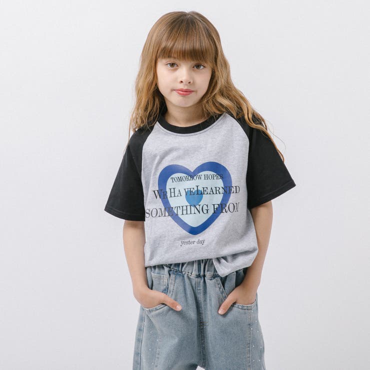 ハートプリントラグランオーバーサイズTシャツ | URBAN CHERRY | 詳細画像12 