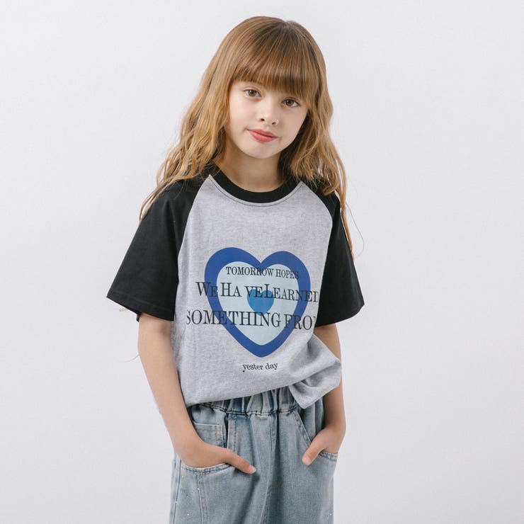 ハートプリントラグランオーバーサイズTシャツ | URBAN CHERRY | 詳細画像13 