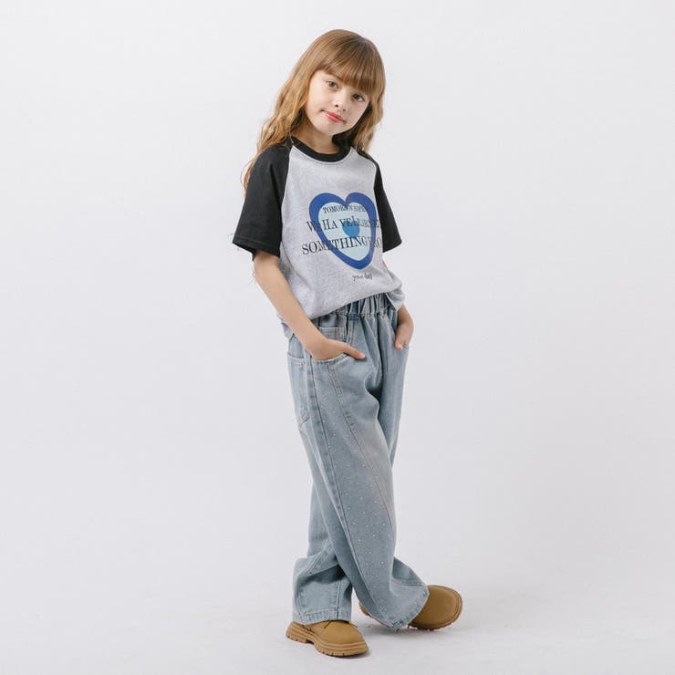 ハートプリントラグランオーバーサイズTシャツ | URBAN CHERRY | 詳細画像14 