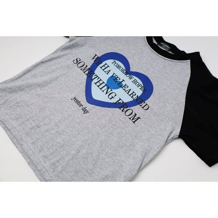 ハートプリントラグランオーバーサイズTシャツ | URBAN CHERRY | 詳細画像17 