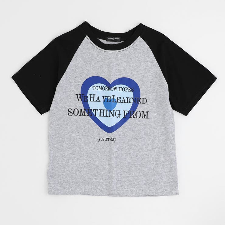 ハートプリントラグランオーバーサイズTシャツ | URBAN CHERRY | 詳細画像5 
