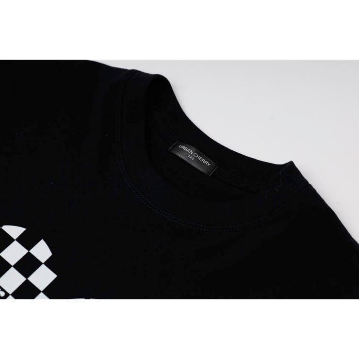 ブロックチェックハートプリントオーバーサイズTシャツ | URBAN CHERRY | 詳細画像15 
