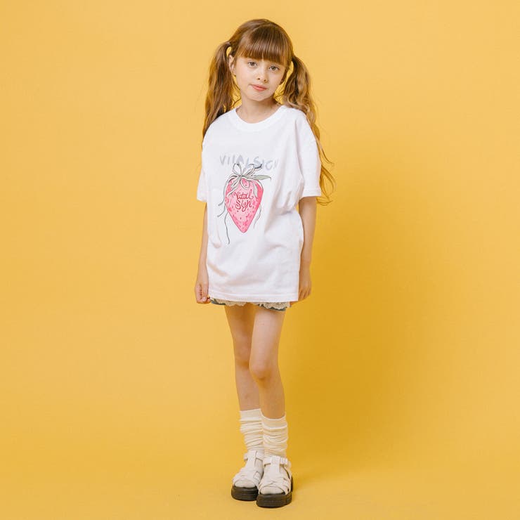 ストロベリープリントオーバーサイズTシャツ | URBAN CHERRY | 詳細画像3 