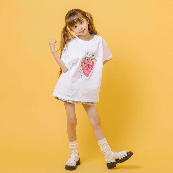 ストロベリープリントオーバーサイズTシャツ | URBAN CHERRY | 詳細画像9 