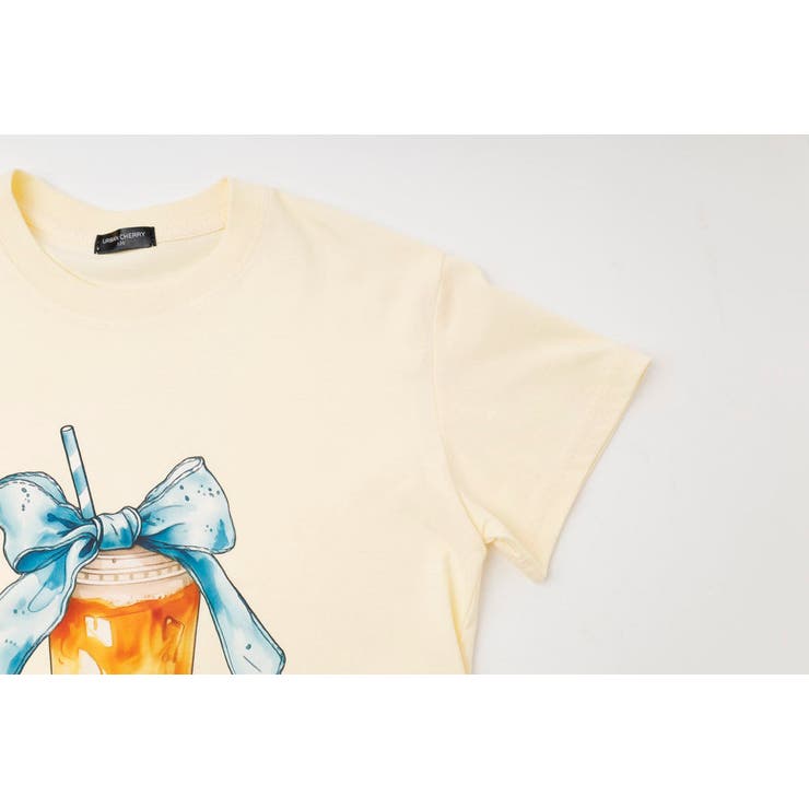 ドリンクカップロゴプリントオーバーサイズTシャツ | URBAN CHERRY | 詳細画像14 