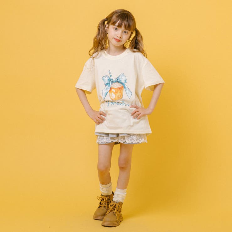 ドリンクカップロゴプリントオーバーサイズTシャツ | URBAN CHERRY | 詳細画像19 