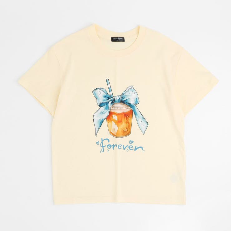 ドリンクカップロゴプリントオーバーサイズTシャツ | URBAN CHERRY | 詳細画像2 