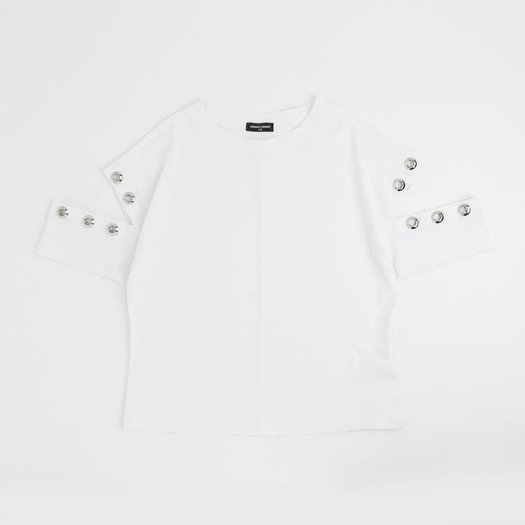 ハトメショルダーカットトップス | URBAN CHERRY | 詳細画像4 