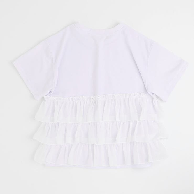 アイスロゴプリントバックフリルデザインTシャツ | URBAN CHERRY | 詳細画像4 