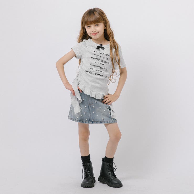 フロントロゴイレヘムTシャツ | URBAN CHERRY | 詳細画像3 