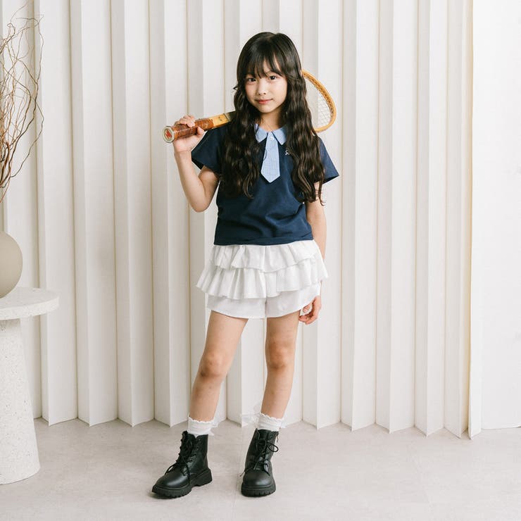 【CHIPIE/シピ】"サラ軽ポロ"チェックネクタイドッキングトップス | URBAN CHERRY | 詳細画像12 