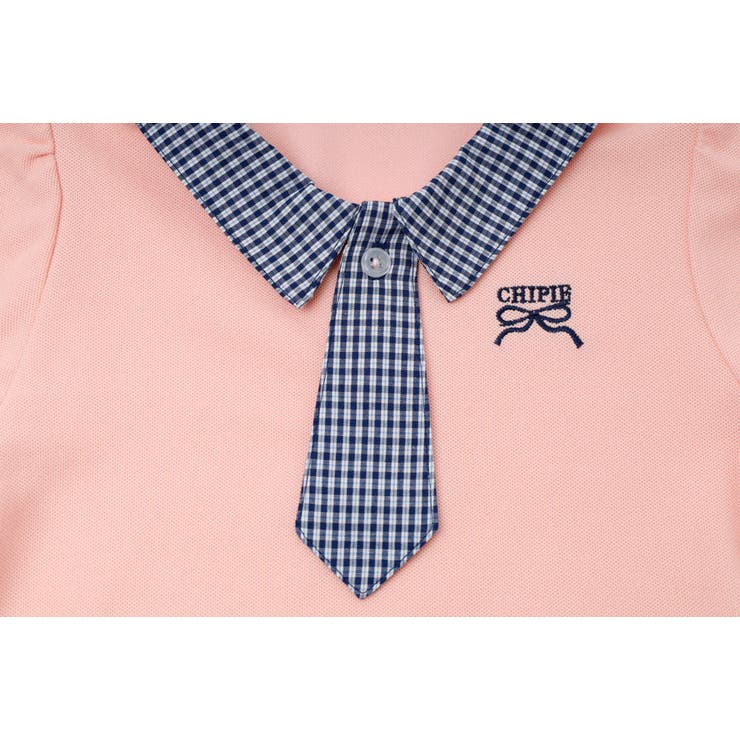 【CHIPIE/シピ】"サラ軽ポロ"チェックネクタイドッキングトップス | URBAN CHERRY | 詳細画像27 