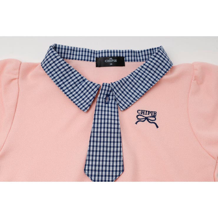 【CHIPIE/シピ】"サラ軽ポロ"チェックネクタイドッキングトップス | URBAN CHERRY | 詳細画像30 