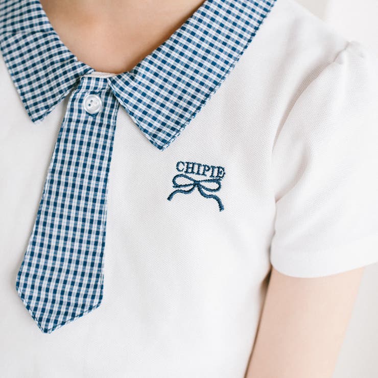 【CHIPIE/シピ】"サラ軽ポロ"チェックネクタイドッキングトップス | URBAN CHERRY | 詳細画像34 