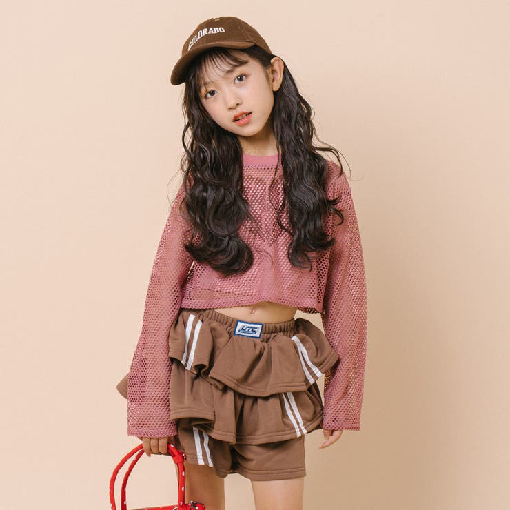 【2点セット】 レイヤードで盛れる ロゴプリントメッシュクロップドトップス＋キャ… | URBAN CHERRY | 詳細画像25 