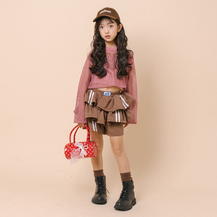 【2点セット】 レイヤードで盛れる ロゴプリントメッシュクロップドトップス＋キャ… | URBAN CHERRY | 詳細画像26 