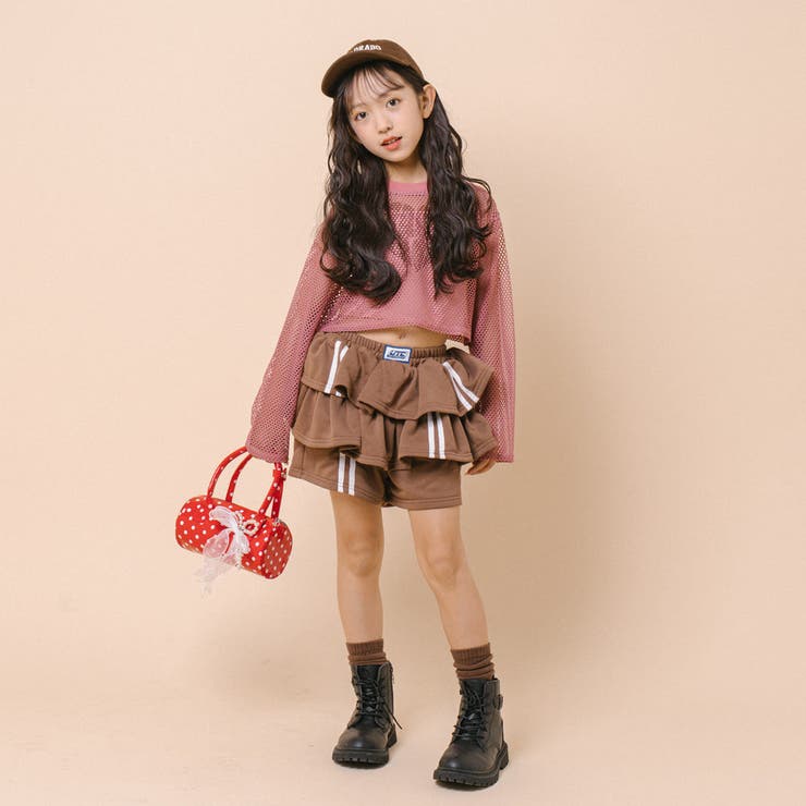 【2点セット】 レイヤードで盛れる ロゴプリントメッシュクロップドトップス＋キャ… | URBAN CHERRY | 詳細画像27 