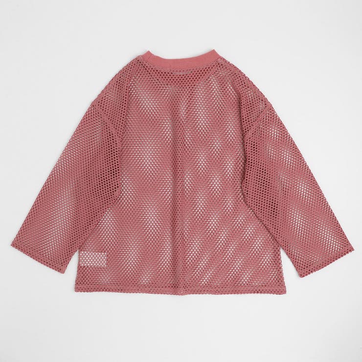 【1枚でもレイヤードでも盛れる】ロゴプリントオーバーサイズメッシュトップス | URBAN CHERRY | 詳細画像13 