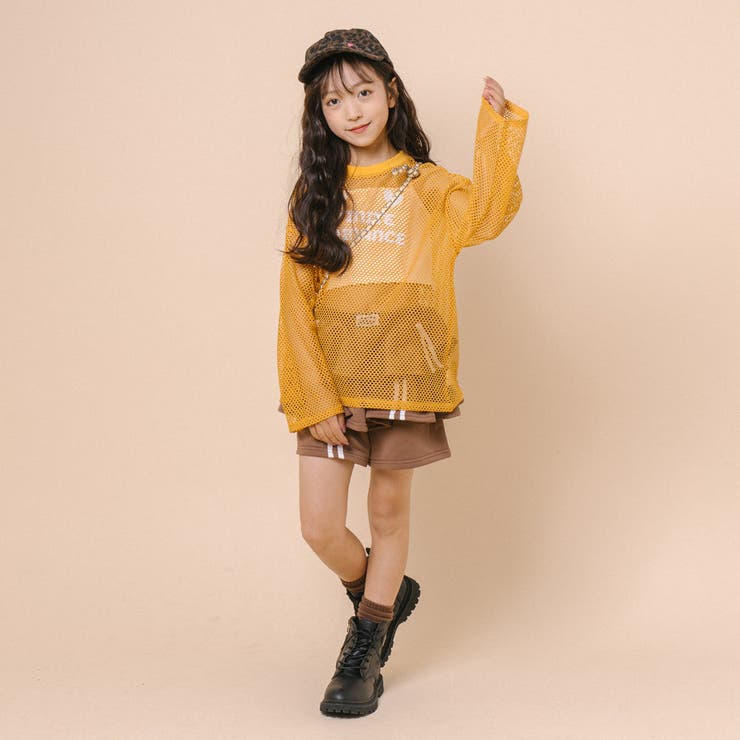 【1枚でもレイヤードでも盛れる】ロゴプリントオーバーサイズメッシュトップス | URBAN CHERRY | 詳細画像20 