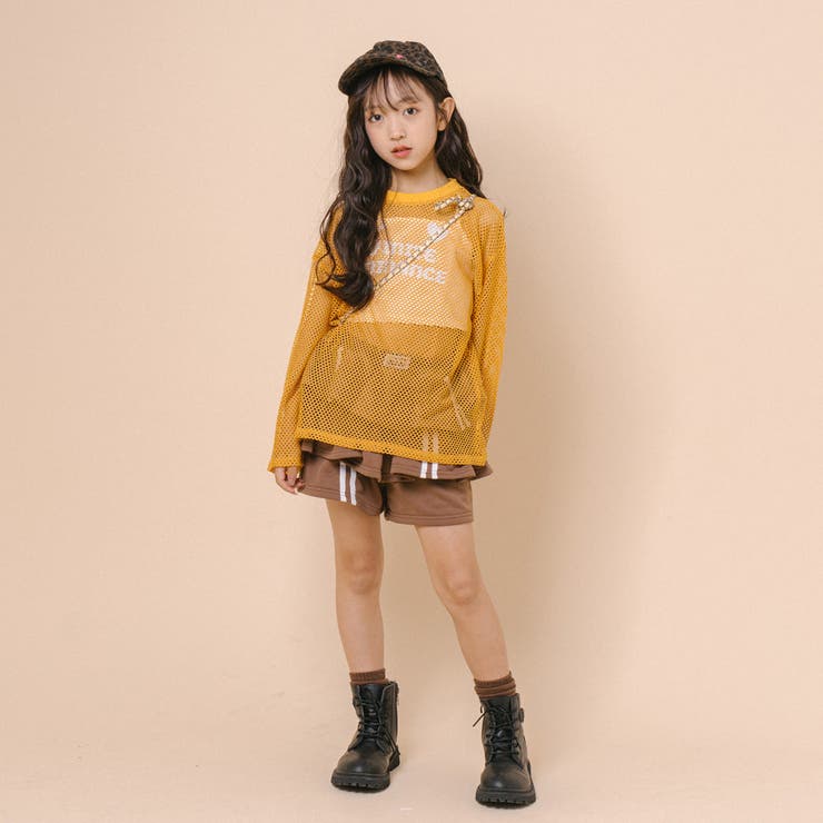 【1枚でもレイヤードでも盛れる】ロゴプリントオーバーサイズメッシュトップス | URBAN CHERRY | 詳細画像21 