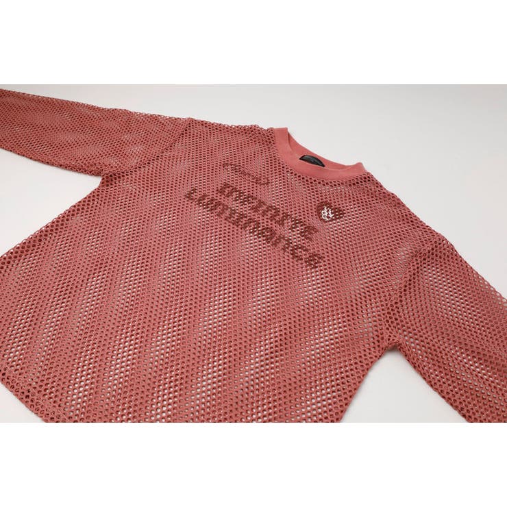 【1枚でもレイヤードでも盛れる】ロゴプリントオーバーサイズメッシュトップス | URBAN CHERRY | 詳細画像33 