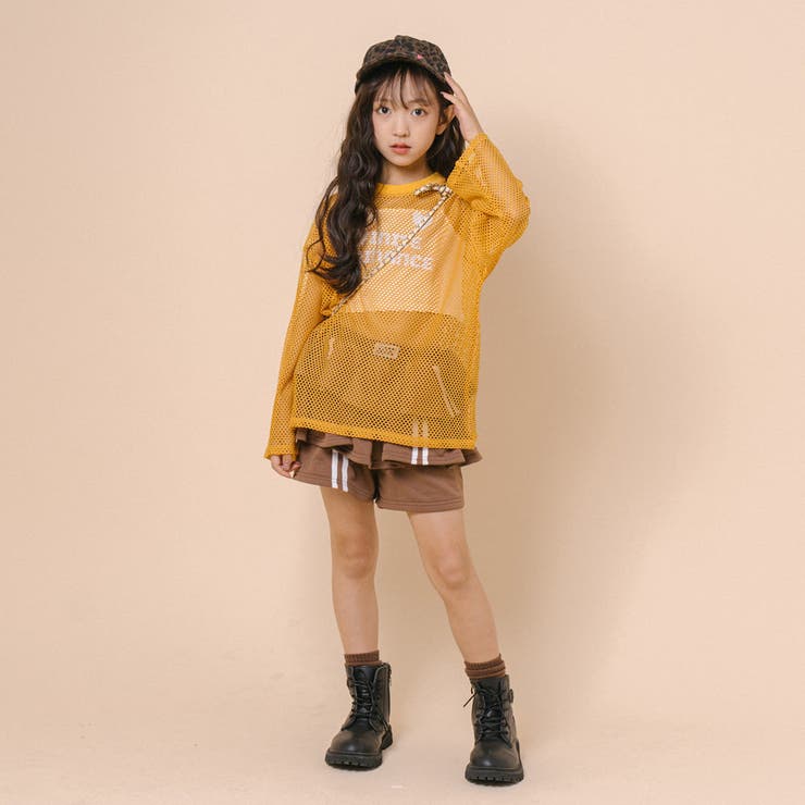 【1枚でもレイヤードでも盛れる】ロゴプリントオーバーサイズメッシュトップス | URBAN CHERRY | 詳細画像44 