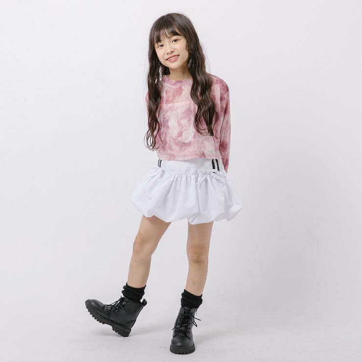 【伸縮性＆サラっと素材】クロップドラインストーンニュアンスシアートップス | URBAN CHERRY | 詳細画像17 