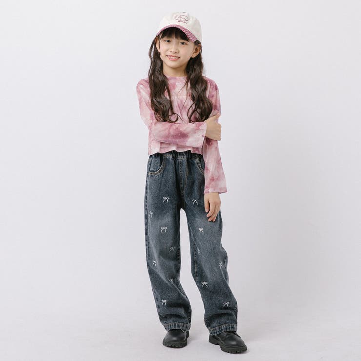 【伸縮性＆サラっと素材】クロップドラインストーンニュアンスシアートップス | URBAN CHERRY | 詳細画像19 
