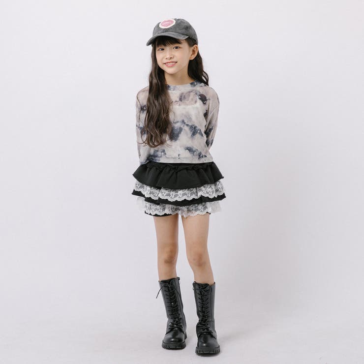 【伸縮性＆サラっと素材】クロップドラインストーンニュアンスシアートップス | URBAN CHERRY | 詳細画像42 