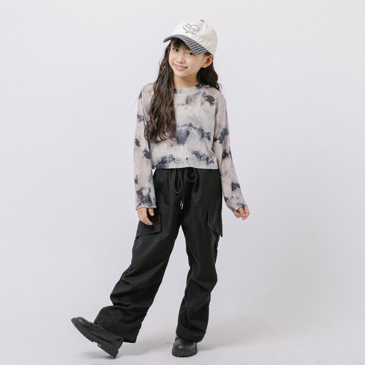 【伸縮性＆サラっと素材】クロップドラインストーンニュアンスシアートップス | URBAN CHERRY | 詳細画像47 