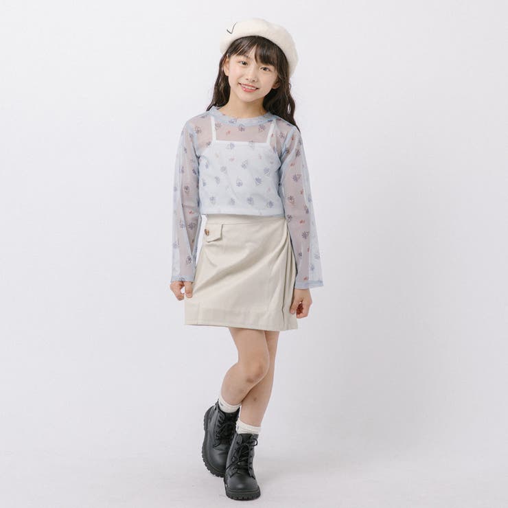 【伸縮性＆サラっと素材】フラワープリントシアートップス | URBAN CHERRY | 詳細画像18 