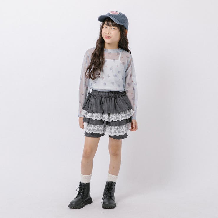 【伸縮性＆サラっと素材】フラワープリントシアートップス | URBAN CHERRY | 詳細画像42 