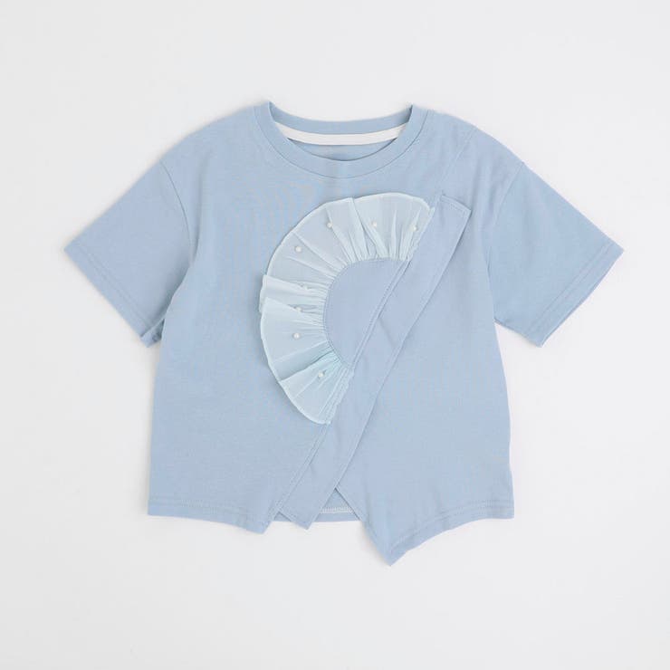 アシンメトリーフロントスリットクロップドTシャツ | URBAN CHERRY | 詳細画像5 