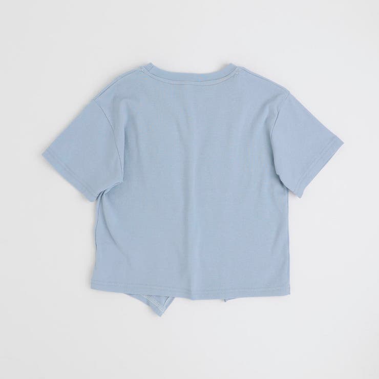 アシンメトリーフロントスリットクロップドTシャツ | URBAN CHERRY | 詳細画像6 